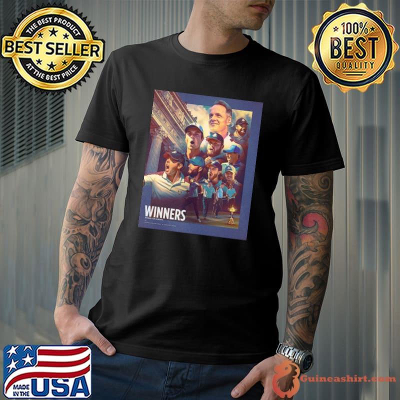 Ryder Cup Europe When In Rome Team Europe Winners Glory In Italy 2023 Shirt