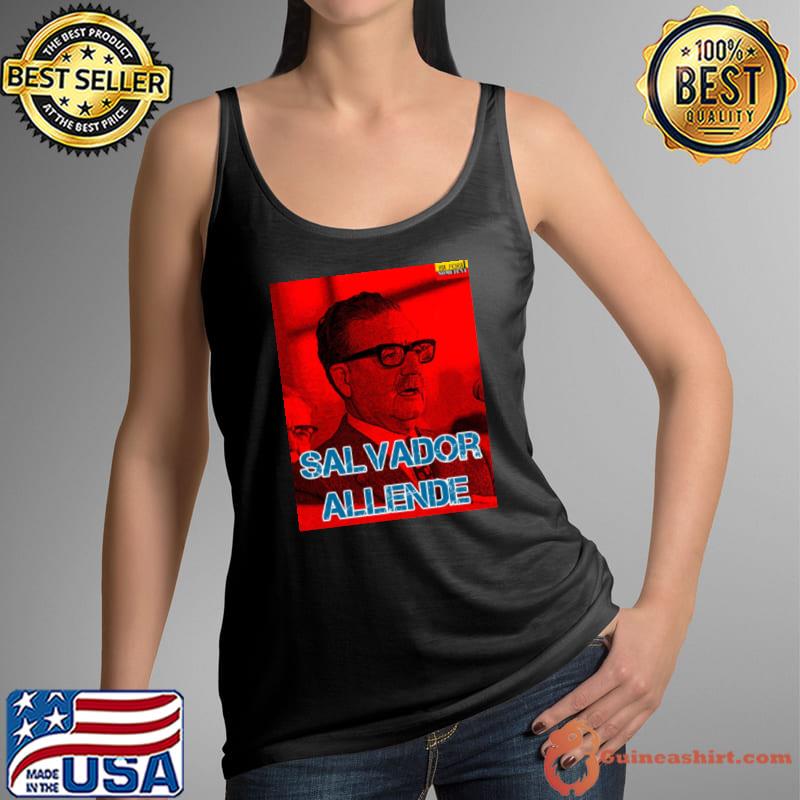Salvador Allende Red Art s Tank Top