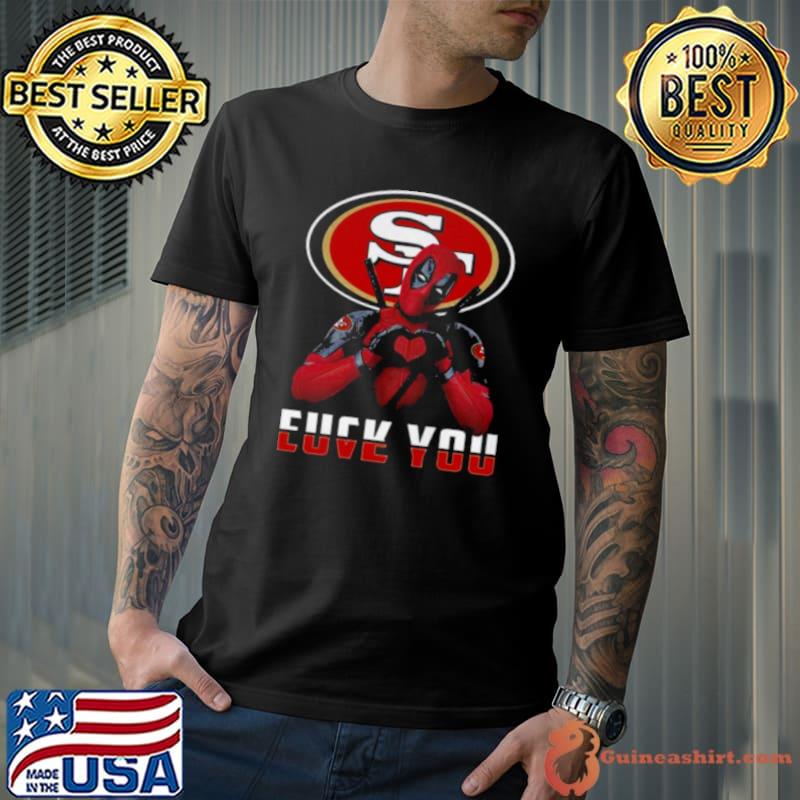 San Francisco 49ers Deadpool Love 2023 shirt