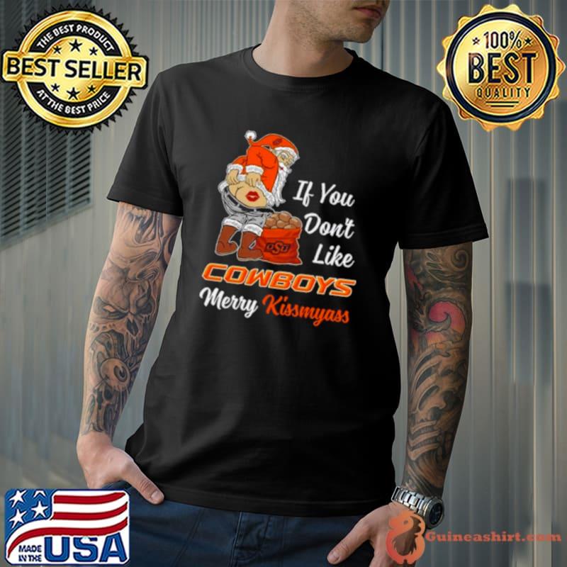 If You Don't Like Cleveland Browns Merry Kissmyass funny Santa Christmas T- shirt, hoodie, sweater, long sleeve and tank top