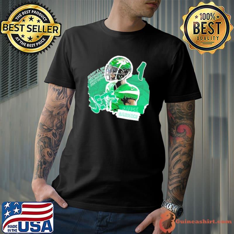 Sauce Gardner Football Paper New York Jets Shirt