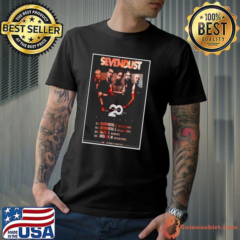 Sevendust December 28 31, 2023 Show shirt