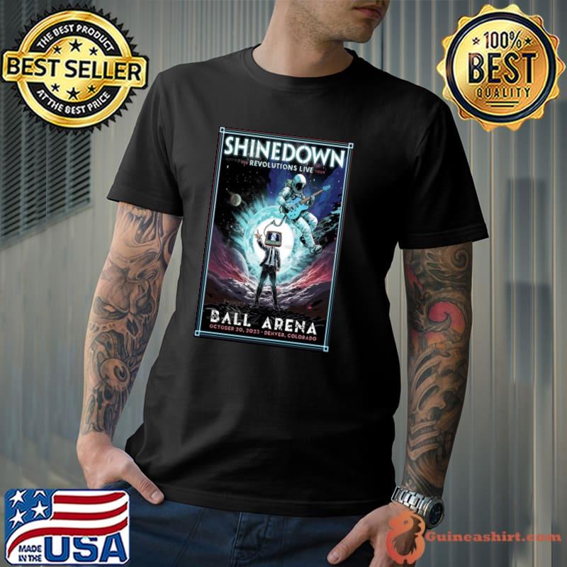 Shinedown 2023 Denver, CO Poster shirt