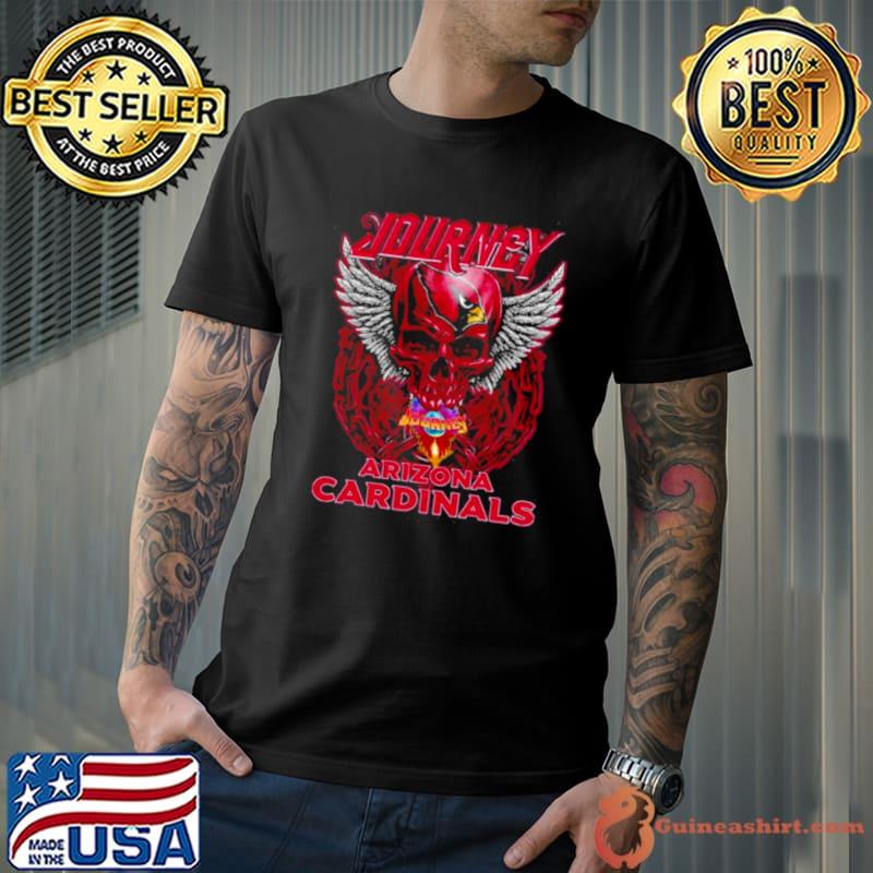 Skull Wings Journey Arizona Cardinals Shirt