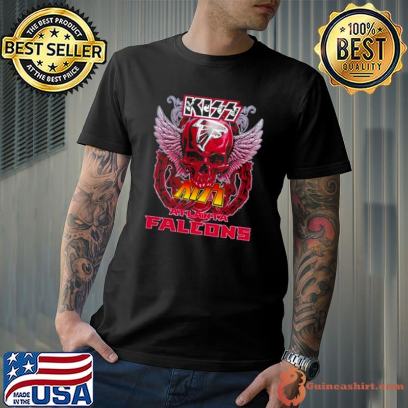 Skull Wings Kiss Atlanta Falcons Shirt