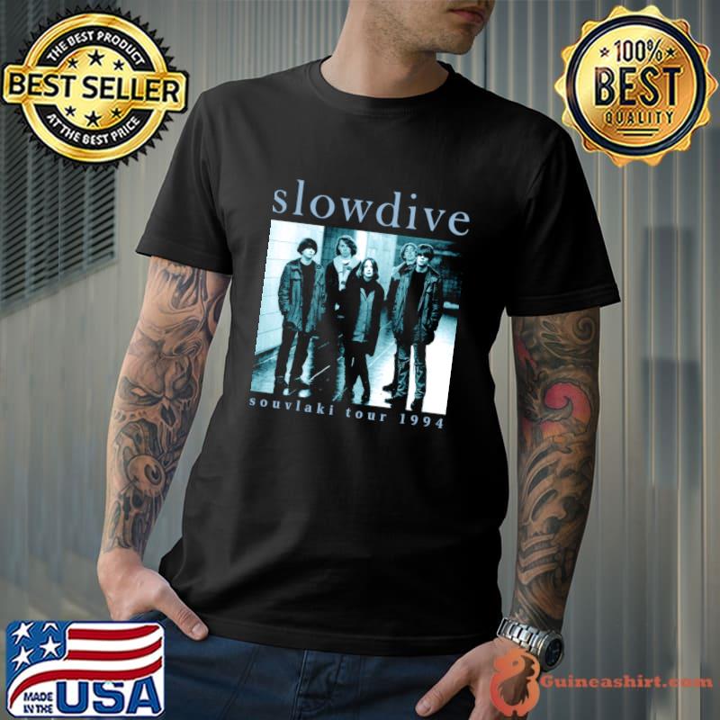 Slowdive Souvlaki 80s 90s Rock Music Band Tour 1994 T-Shirt