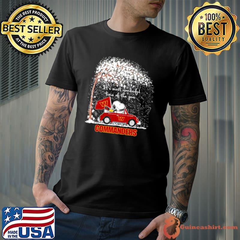 Snoopy and Woodstock Commanders winter it’s most wonderful time of the year shirt