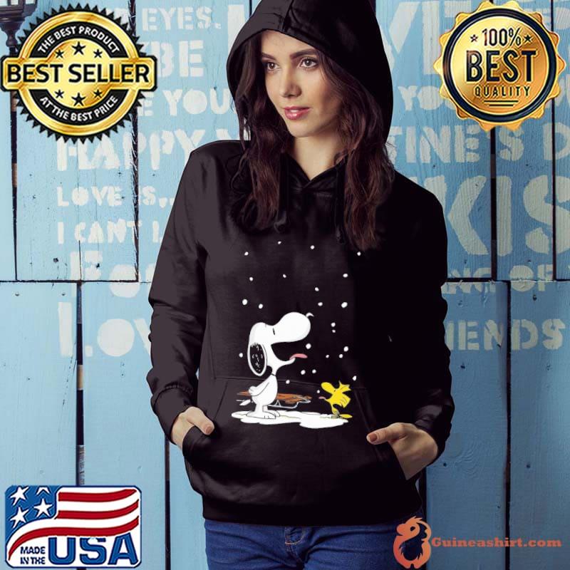 Snoopy and woodstock snowday xmas s Hoodie