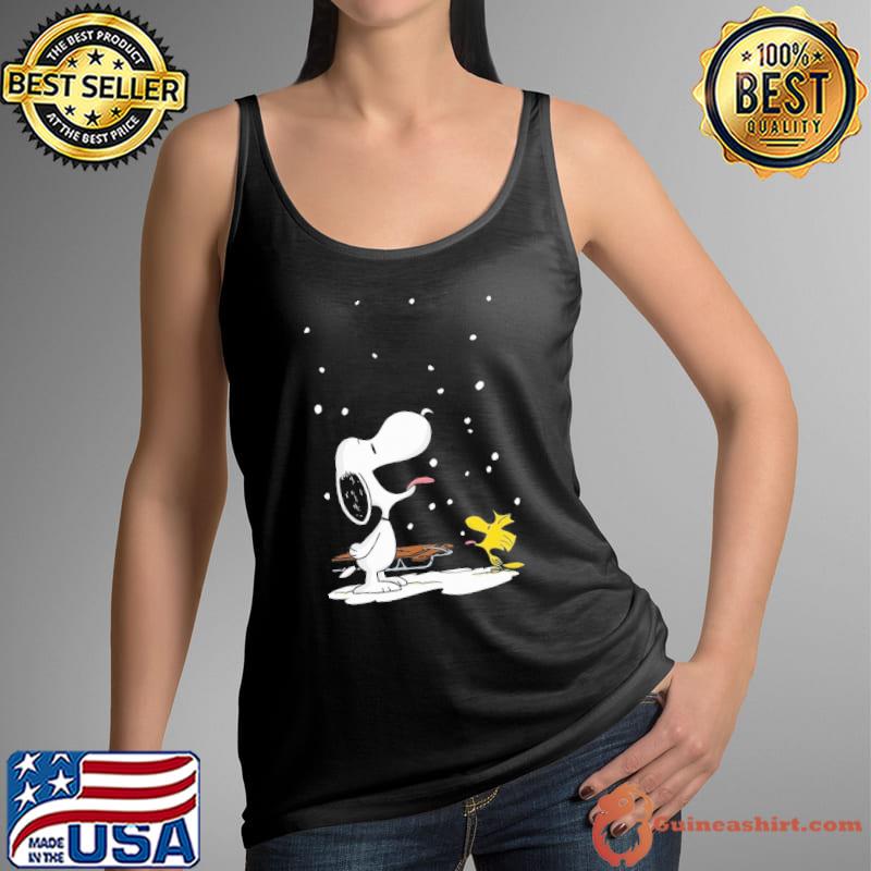Snoopy and woodstock snowday xmas s Tank Top
