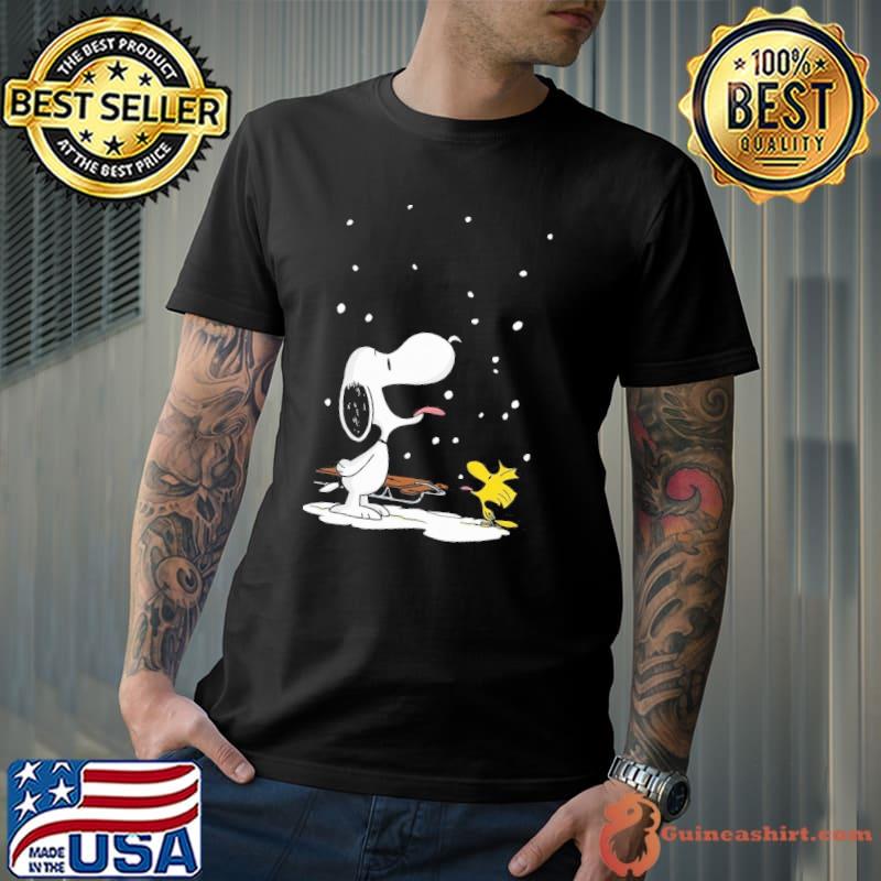 Snoopy and woodstock snowday xmas shirt