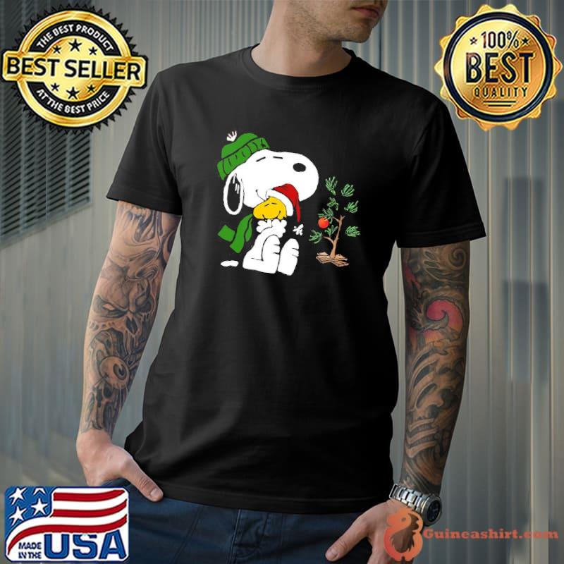 Snoopy christmas and woodstock shirt