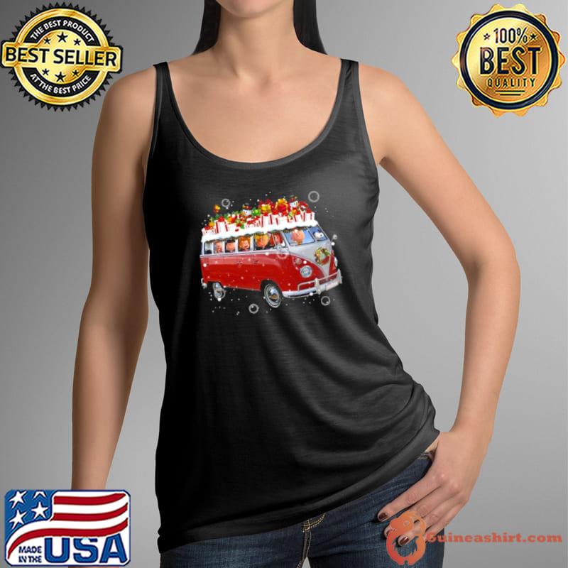 Snoopy Driving Bus Christmas 2023 s Tank Top