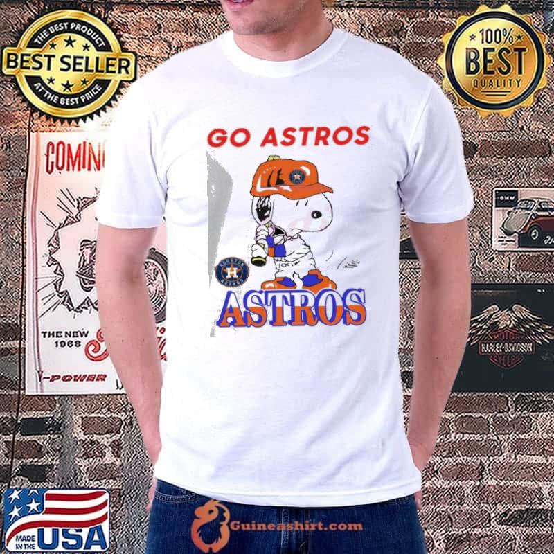 Snoopy Go Astros Baseball shirt