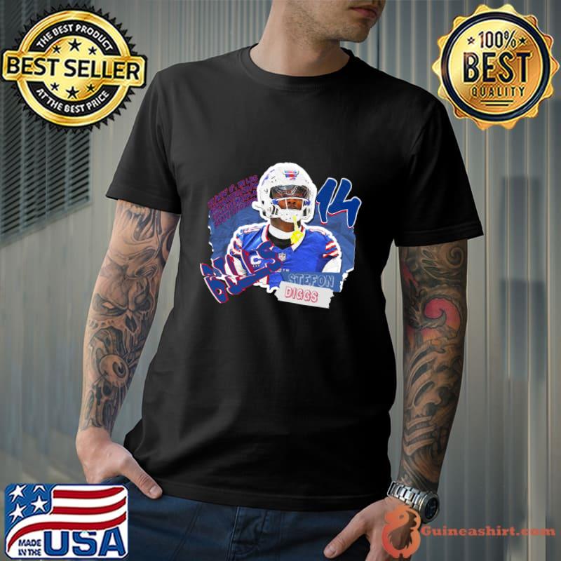Stefon Diggs American football wide receiver for the Buffalo Bills NFL T-Shirt