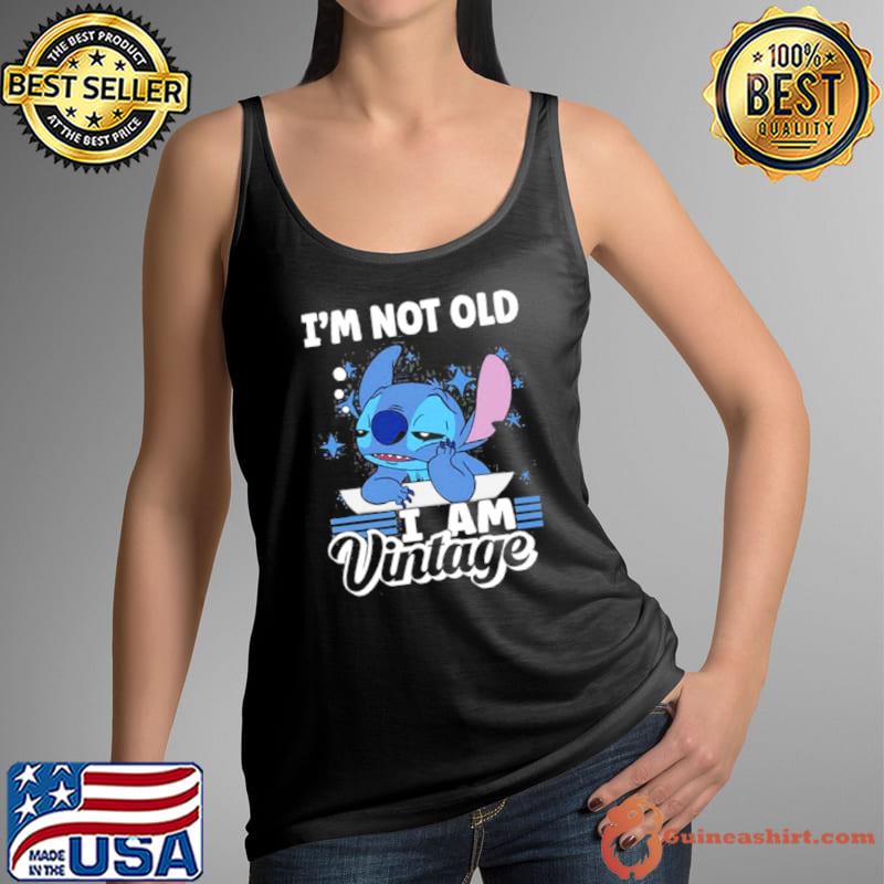Stitch I’m not old I am Vintage 2023 Shirt Tank Top