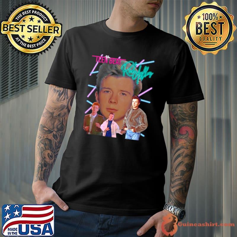 Teen Beat Fan Club Rick Astley shirt