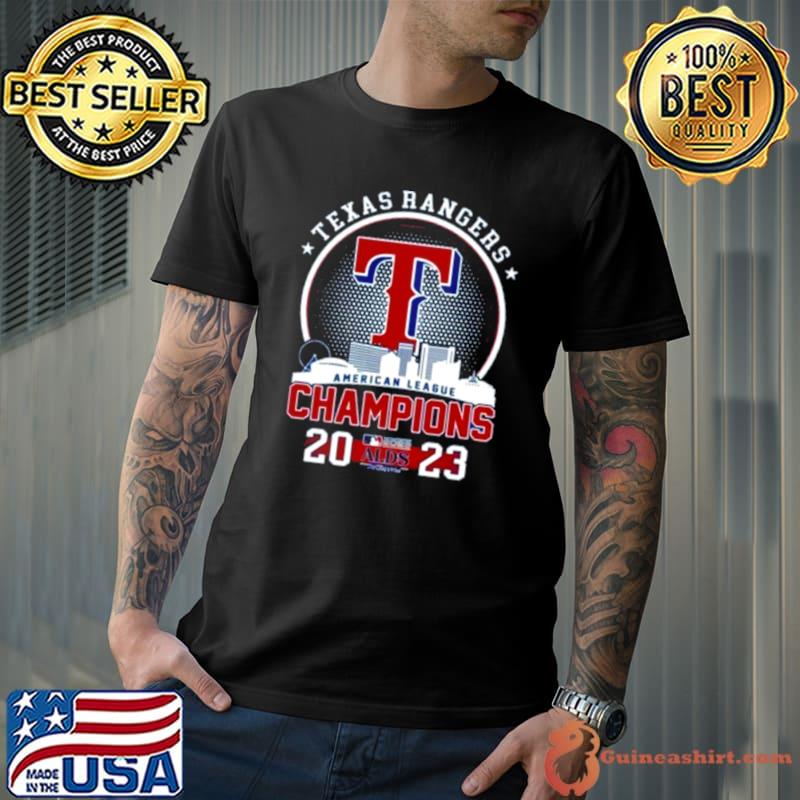Texas Rangers 2023 Skyline American League Champions Shirt