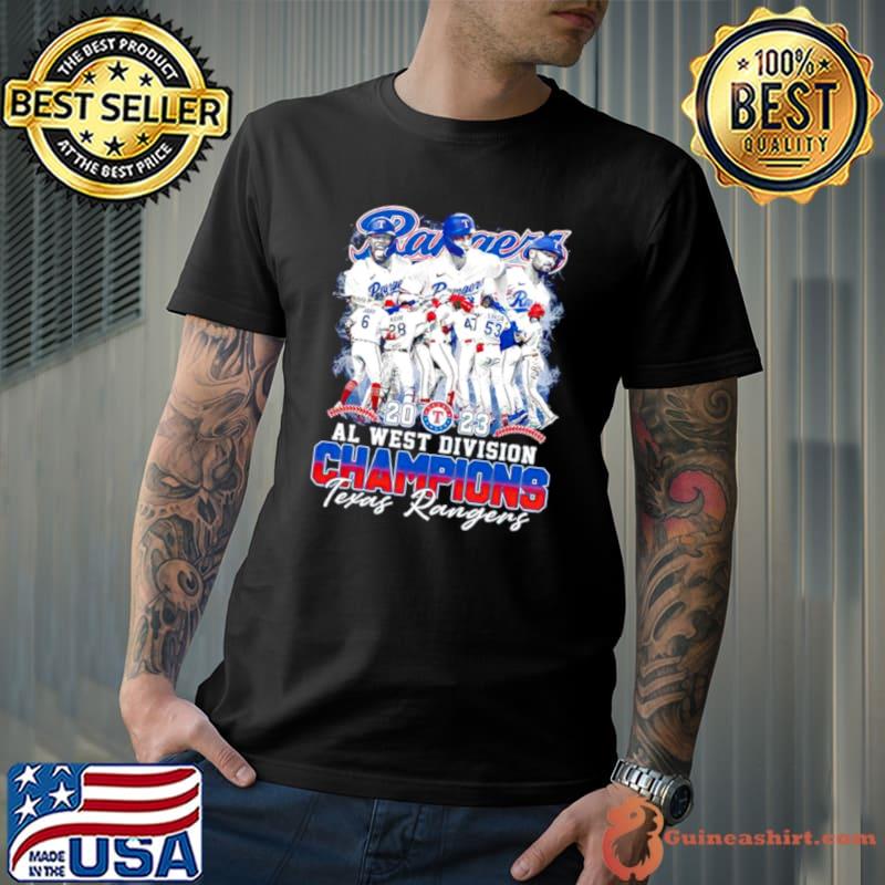 Texas Rangers AL West Division Champions 2023 players shirt