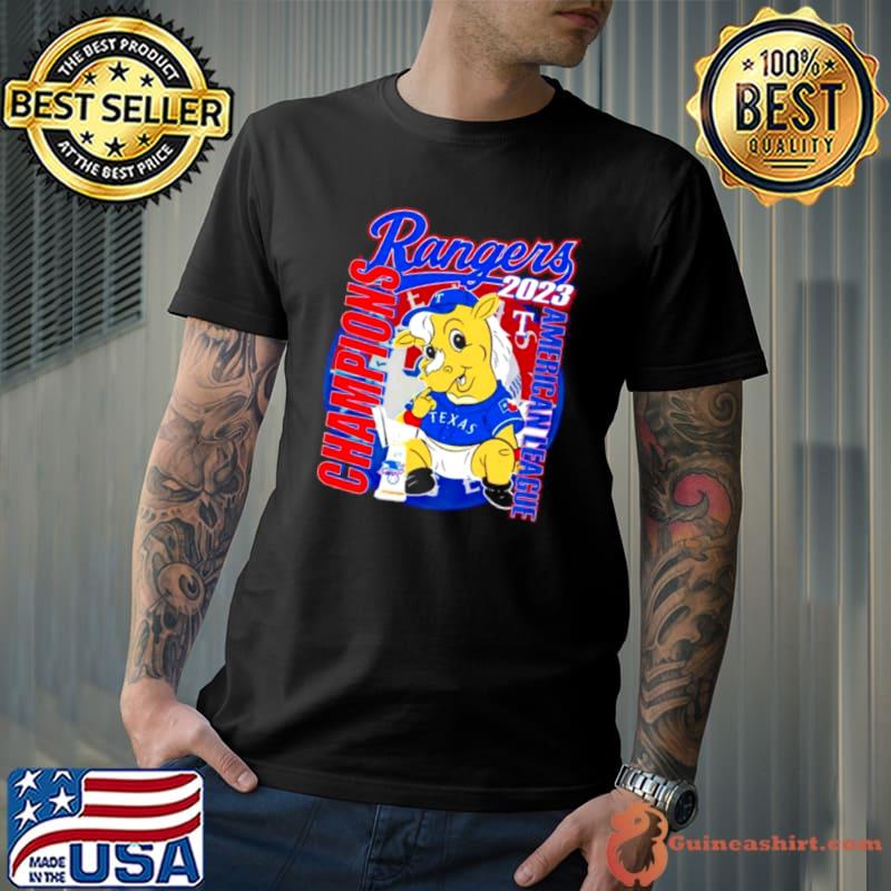 Texas Rangers American League Champions 2023 Mascot shirt