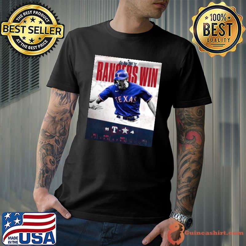 Texas Rangers Win Go And Take It Taking The Reigns Shirt