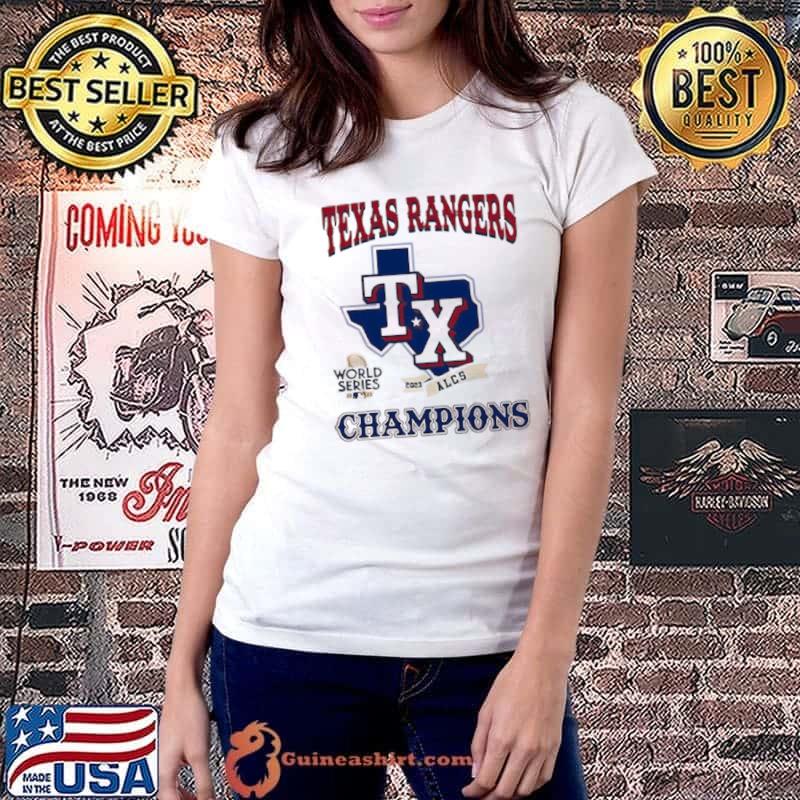 Texas Rangers World Series 2023 ALCS Champions Shirt Ladiestee