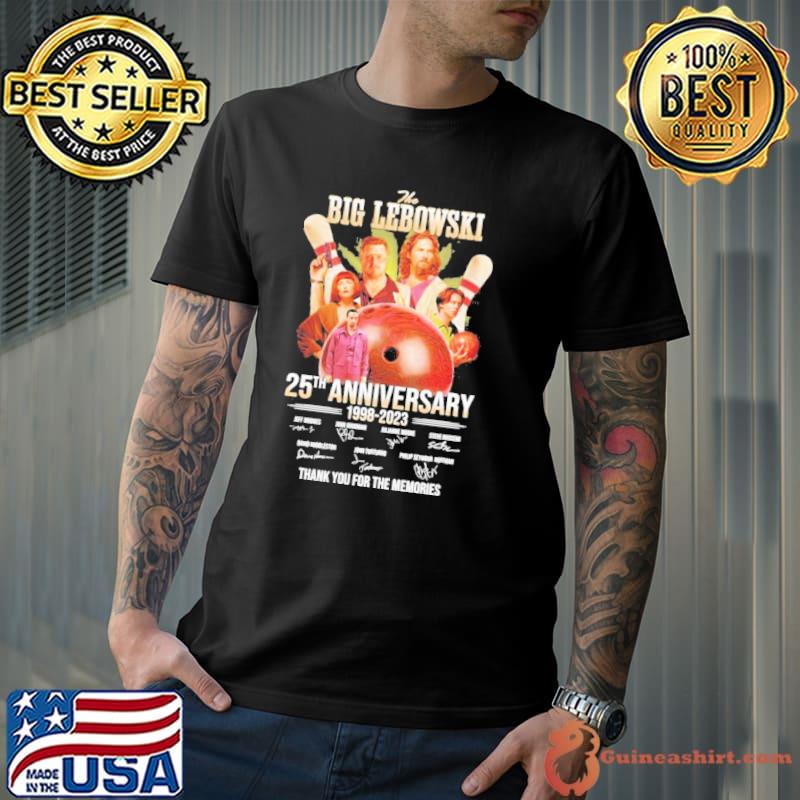 The Big Lebowski 25th Anniversary 1998-2023 Thank You For The Memories Shirt