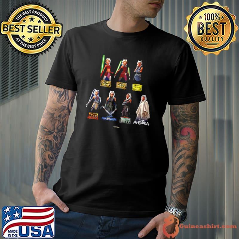 The Evolution Of Ahsoka Tano Star Wars Shirt