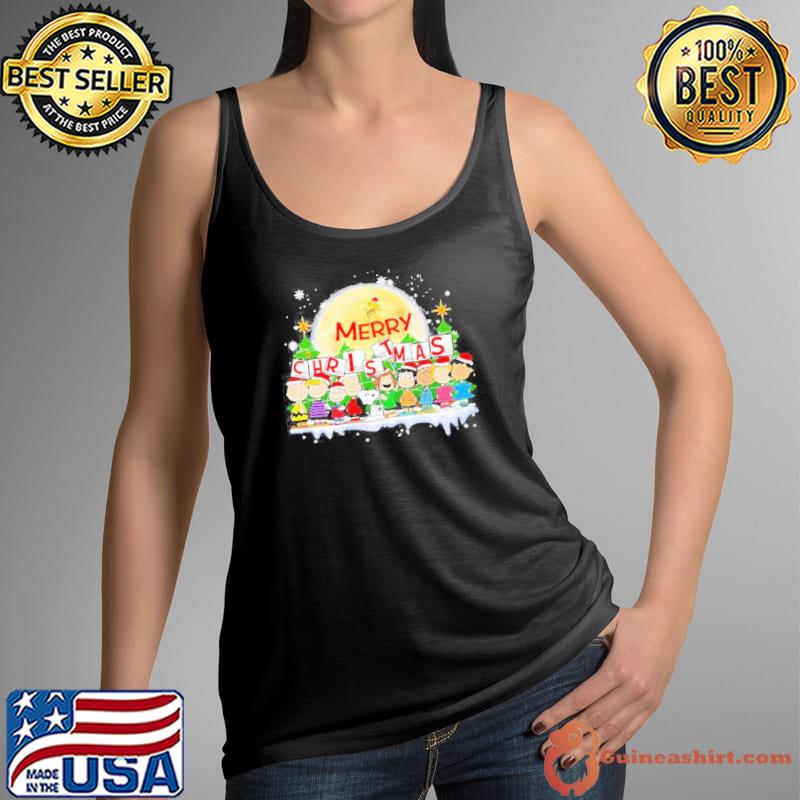 The Peanuts Character Merry Christmas 2023 Shirt Tank Top