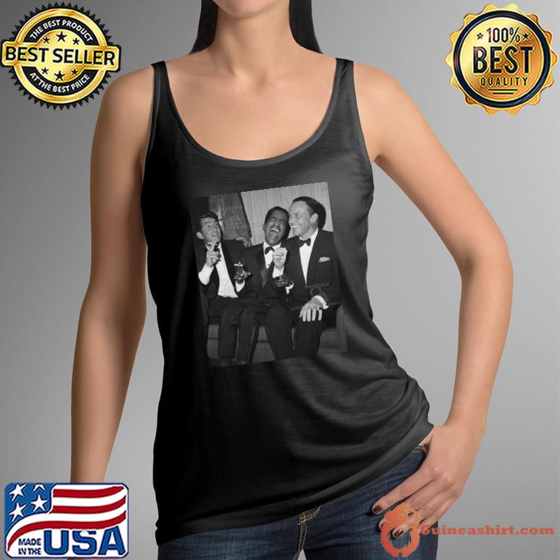 The Rat Pack Frank Sinatra Sammy Davis Jr. Dean Martin Shirt Tank Top
