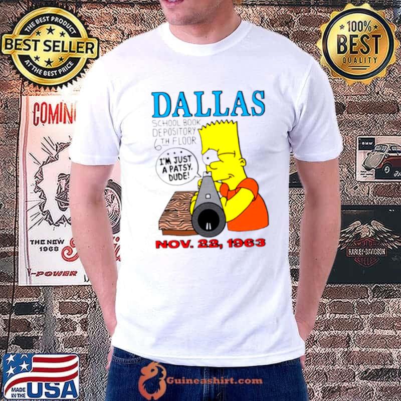 The Simpsons Dallas school book depository 6th floor shirt