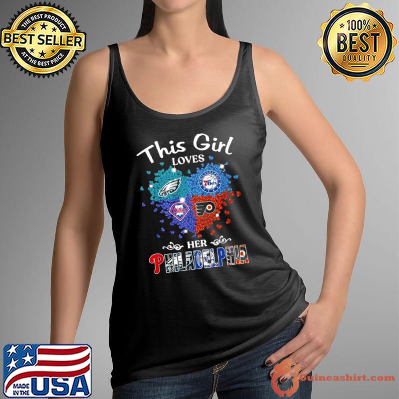 This Girl Loves Her Philadelphia Shirt Tank Top