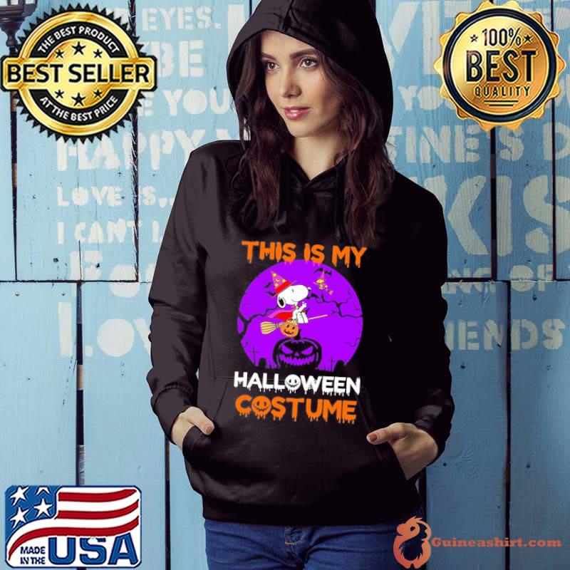 This is my halloween costume snoopy riding broom s Hoodie
