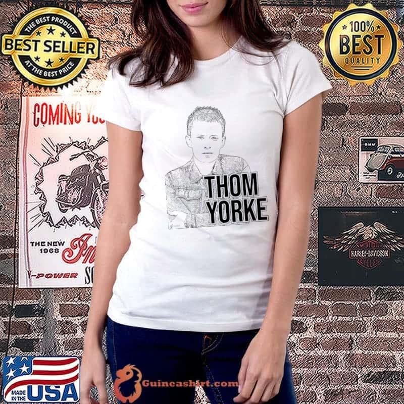 Thom Yorke English musician vocalist and songwriter rock band T-Shirt Ladiestee