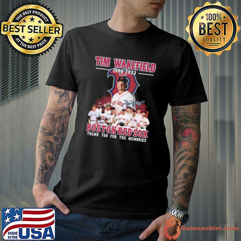 Tim Wakefield 1966 – 2023 Boston Red Sox Thank You For The Memories Signature shirt