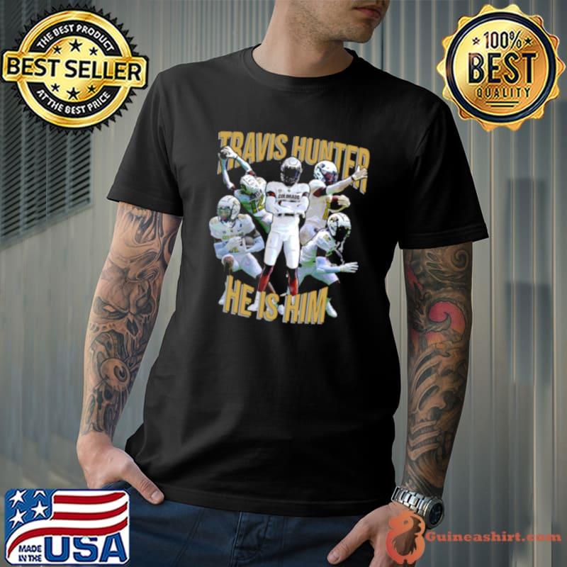 Travis Hunter He Is Him Colorado shirt