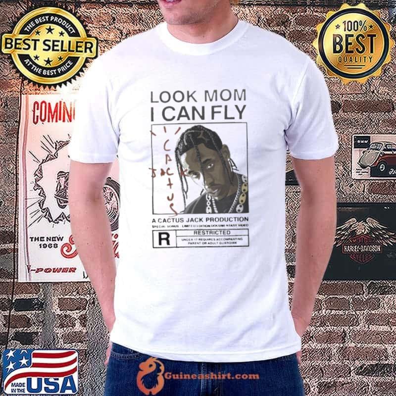 Travis Scott Look Mom I Can Fly Cactus Jack Astroworld Shirt