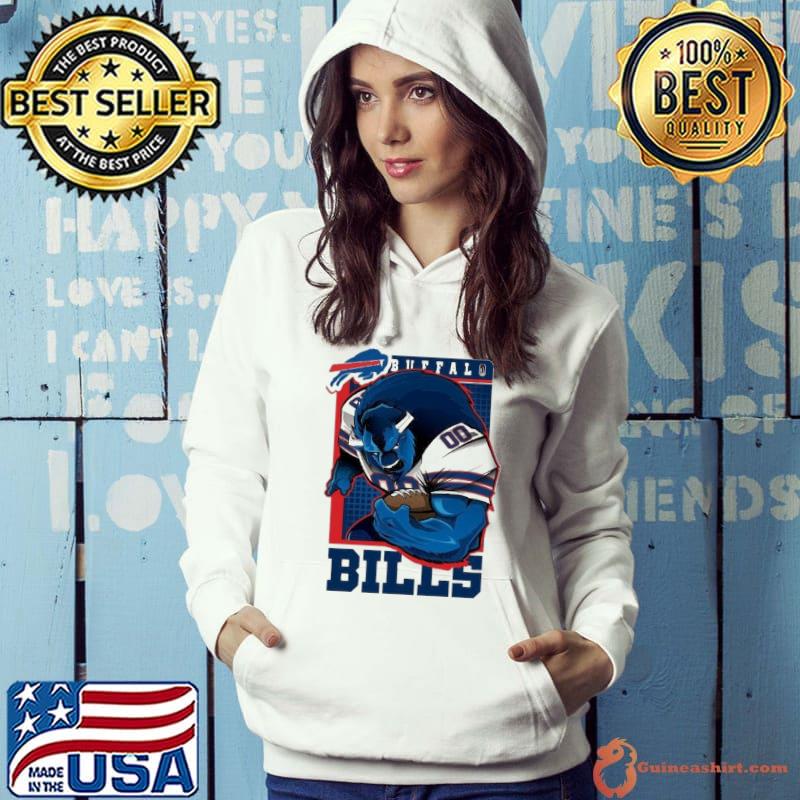 Vintage Buffalo Bills NFL Football Crewneck Shirt Hoodie