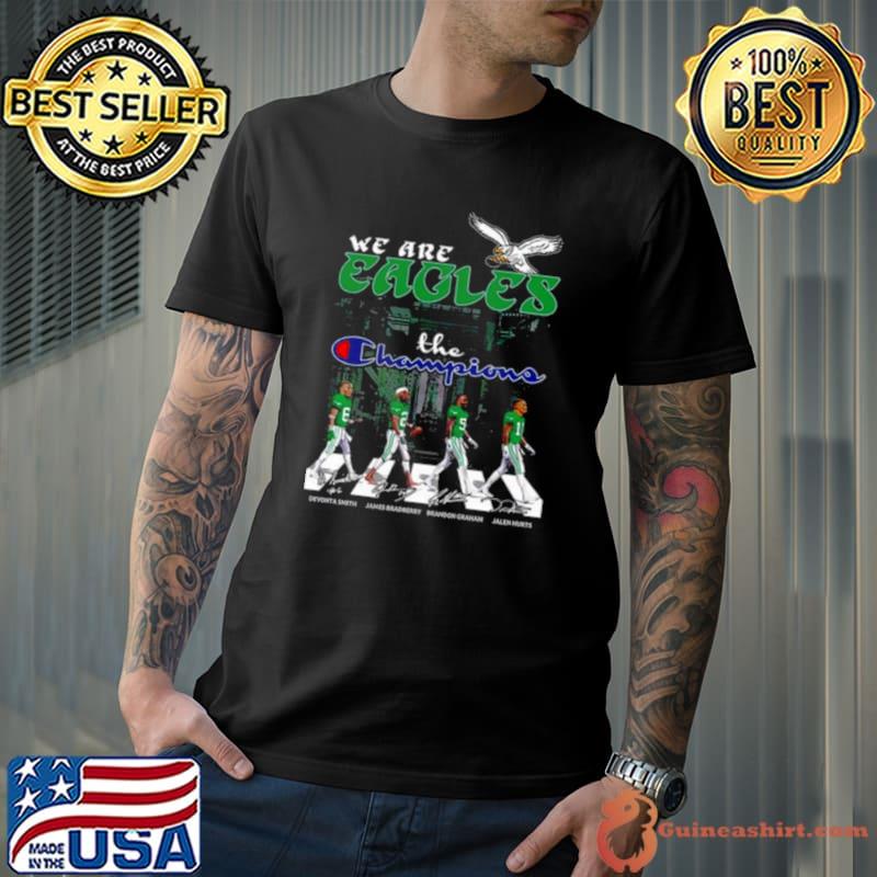 We Are Philadelphia Eagles Abbey Road The Champions Signatures Shirt
