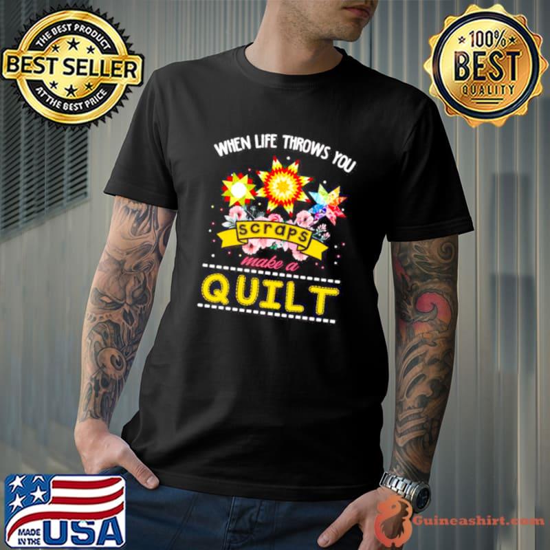 When life throws you scraps make a quilt shirt