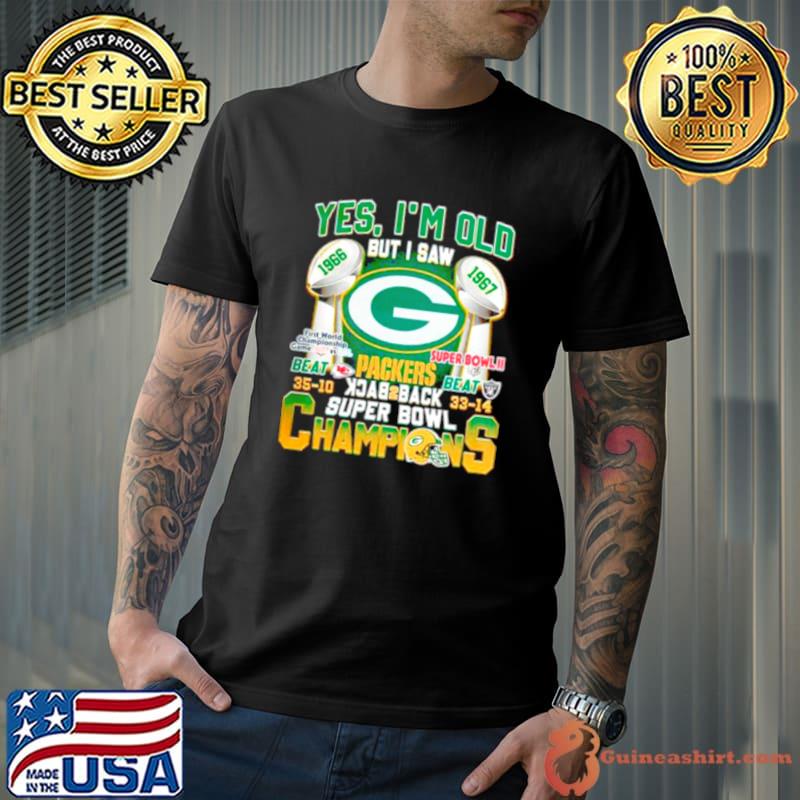 Green Bay Packers back 2 back super bowl champions shirt, hoodie