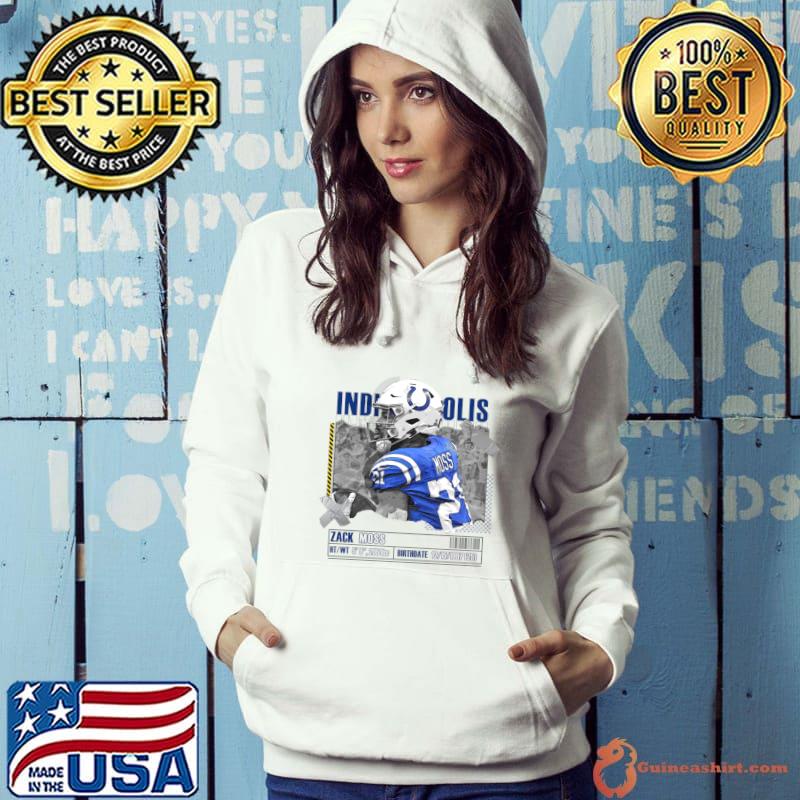 Zack Moss an American football running back for the Indianapolis Colts T-Shirt Hoodie