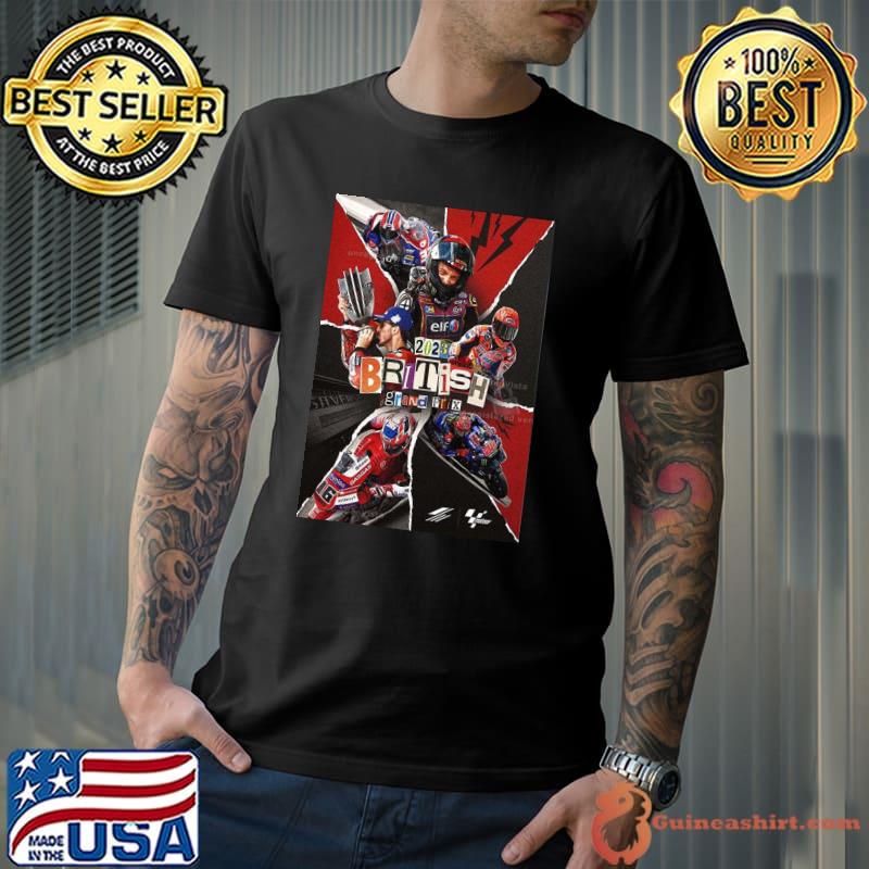 2023 British Grand Prix Moments Of Moto GP Silverstone Home Decor Poster Shirt