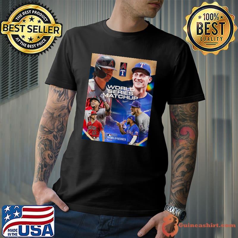2023 MLB World Series Matchup Is Set The Arizona Diamondbacks Vs The Texas Rangers Home Decor Poster Shirt (warmarked)