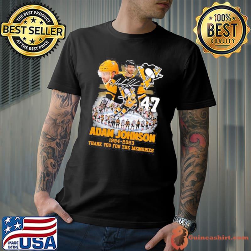 Adam Johnson 1994-2023 Pittsburgh Penguins Thank You For the memories Signature shirt