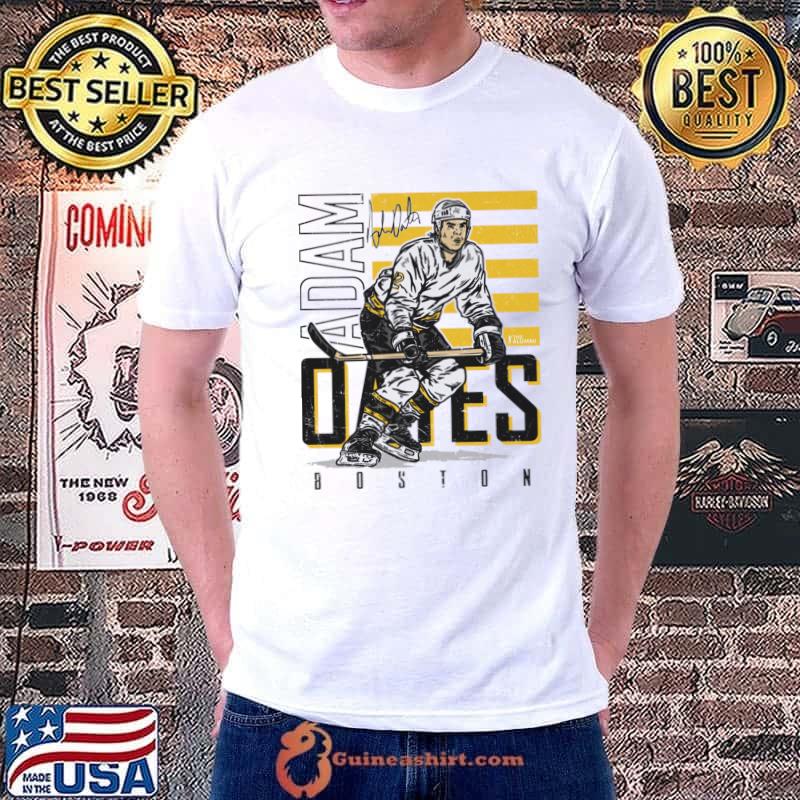 Adam Oates Signature Canadian former professional ice hockey Boston Homage T-Shirt