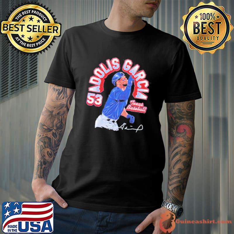 Adolis Garcia Rangers El Bombi Signature Shirt