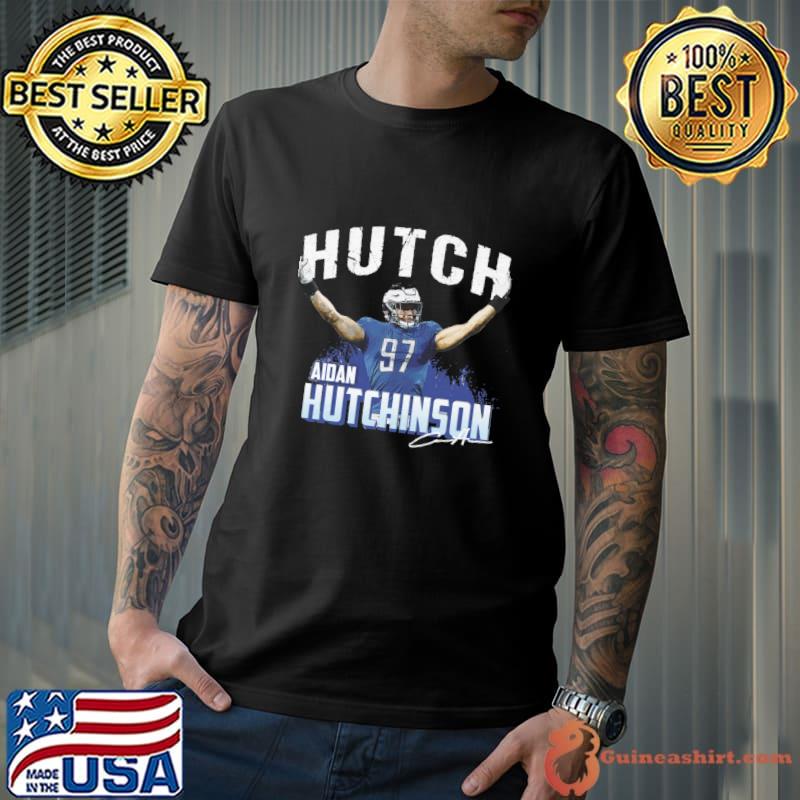 Aidan Hutchinson American football defensive end for the Detroit Lions Signature Hutch T-Shirt Unisex