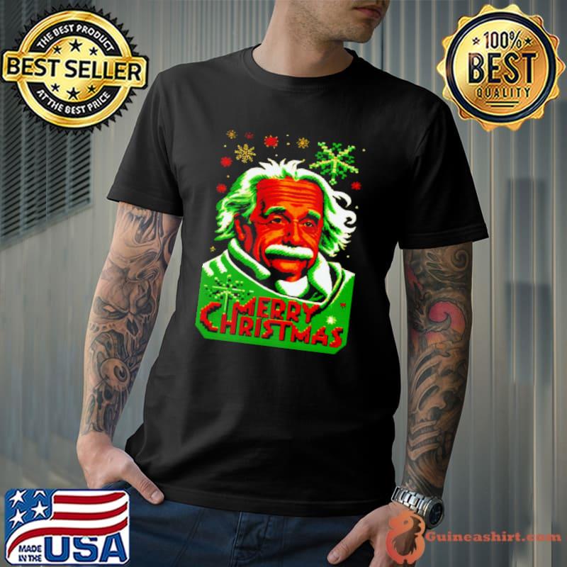Albert Einstein Physical Genius Merry Christmas shirt