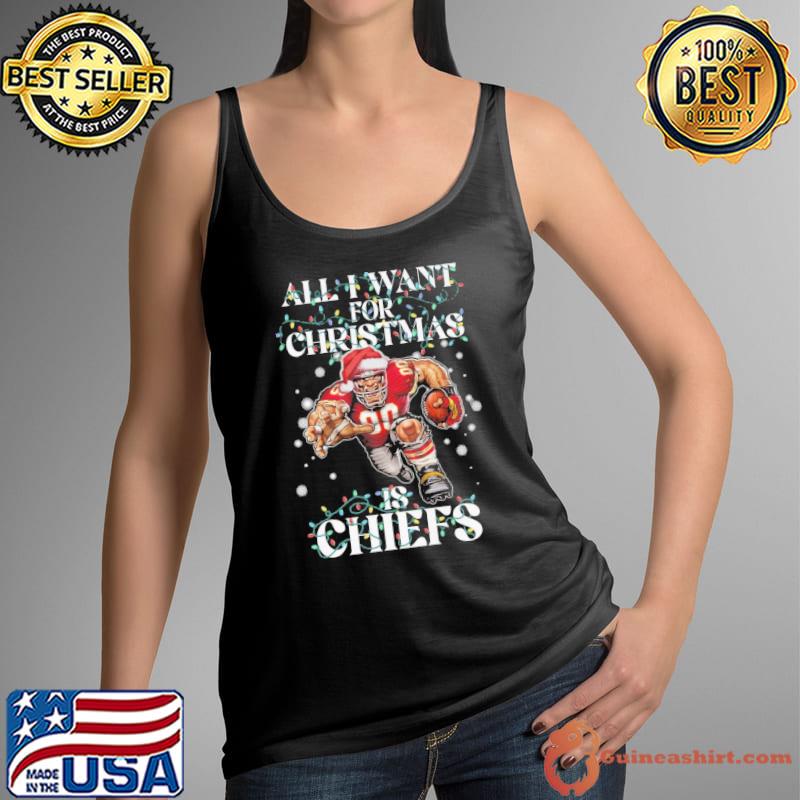 All i want for christmas is Chiefs football lights s Tank Top