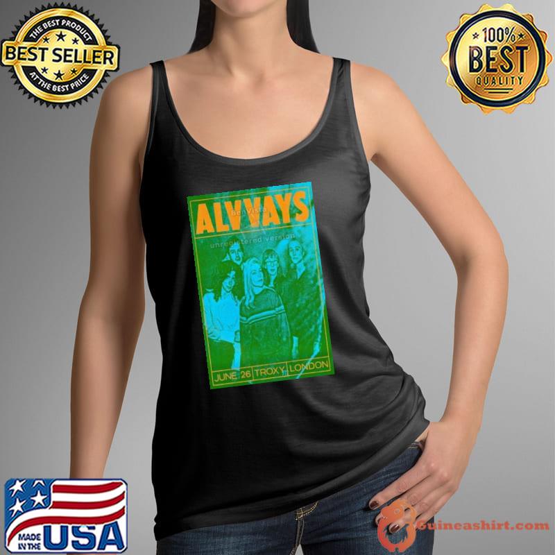 Alvvays June 26, 2024 London Troxy poster s Tank Top